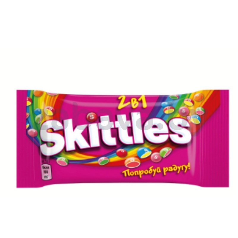 Драже Skittles, 2 в 1, 38 г