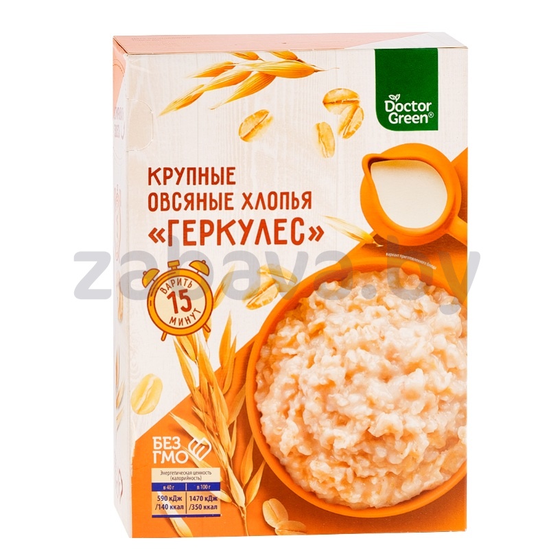 Хлопья овсяные Doctor Green, геркулес, 400 г