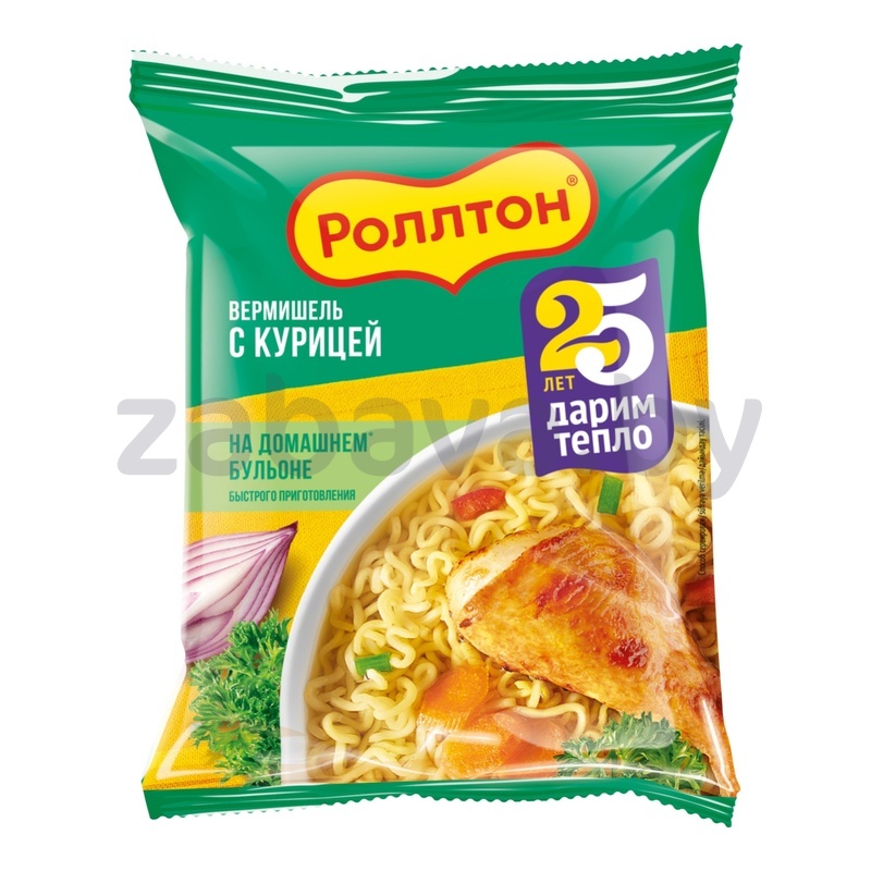Вермишель «Роллтон» б/п, курица, 60 г