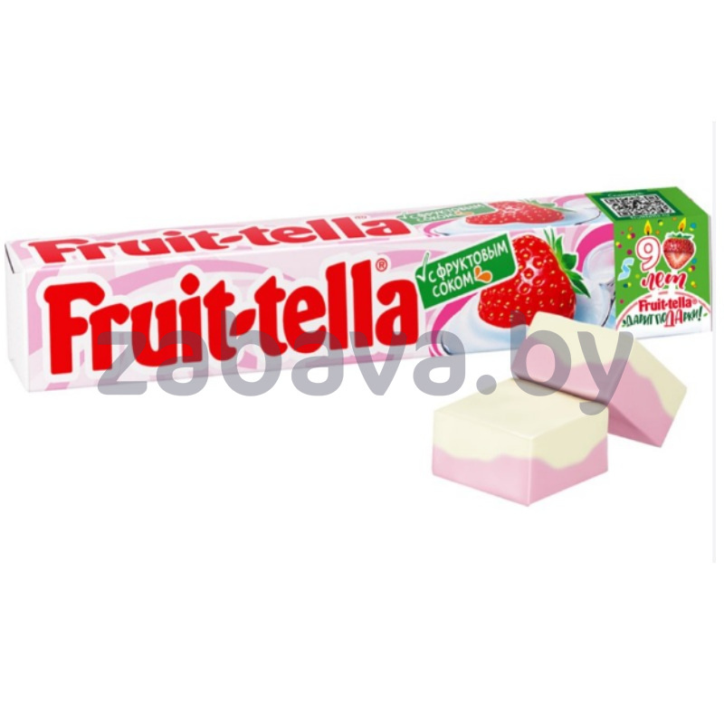 Жев. конфета Fruittella, клубничный йогурт или кисломикс , 41 г