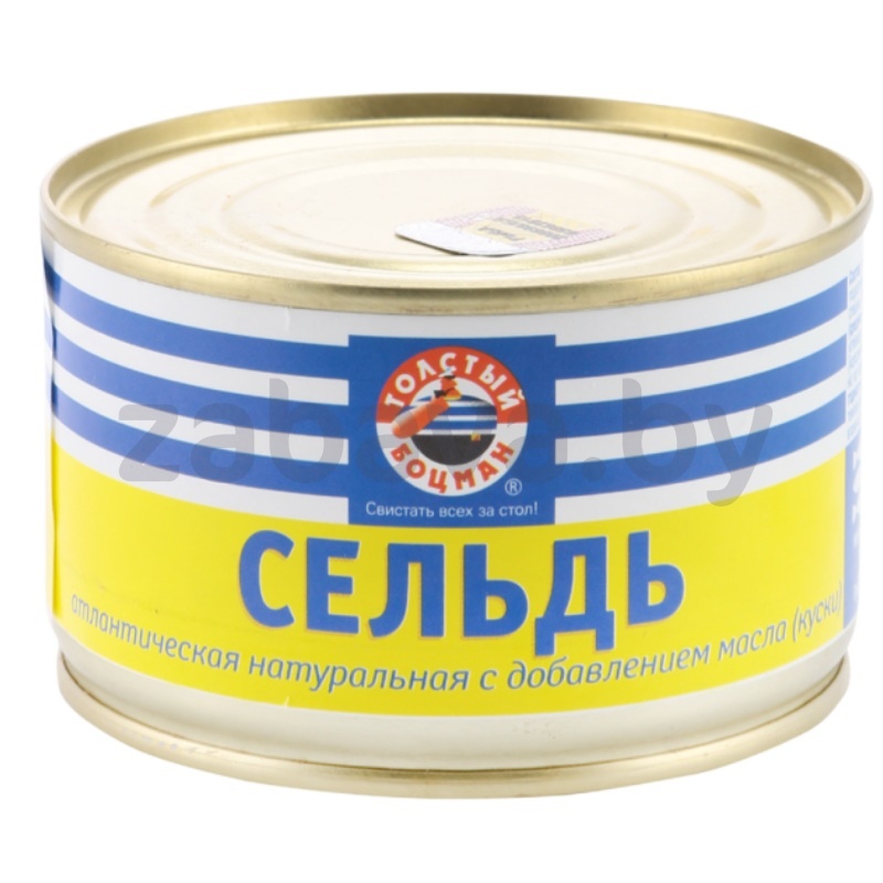 Сельдь «Толстый боцман», тихоок., с доб. масла, 240 г