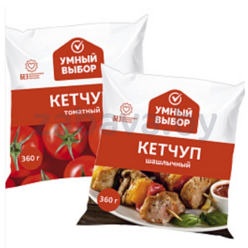 Кетчуп томатный/шашлычный «Умный выбор», 360 г