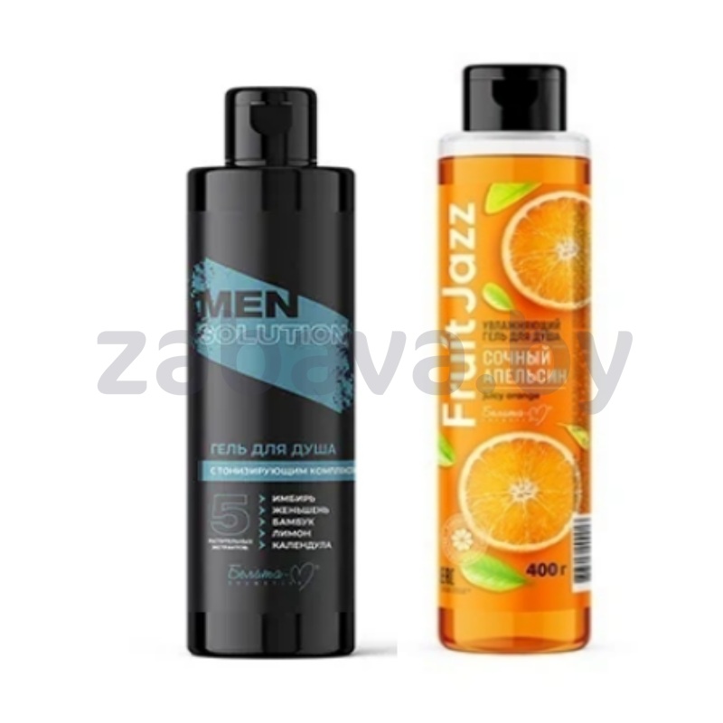 Гель для душа «Белита» Fruit Jazz или Men Salution, 400 г