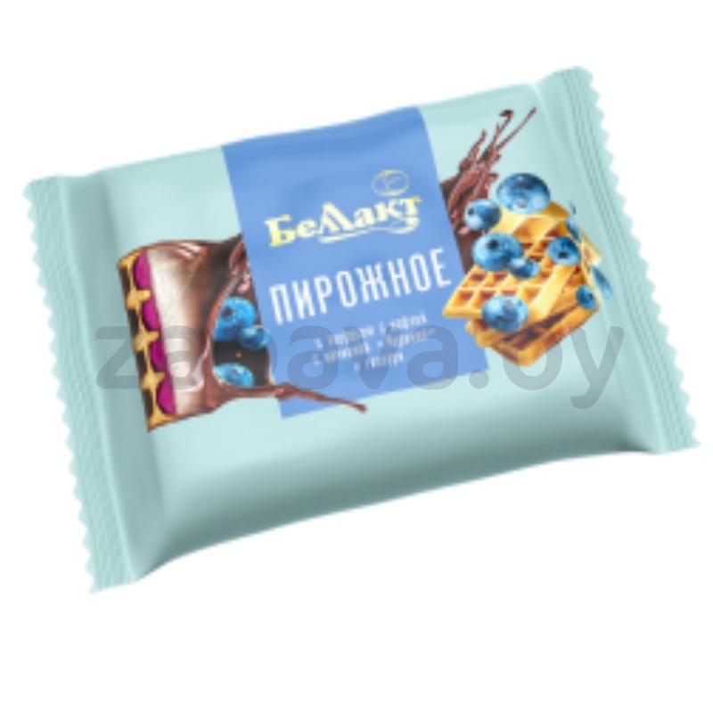 Пирожное «Беллакт» творожное, черника, 23%, 100 г