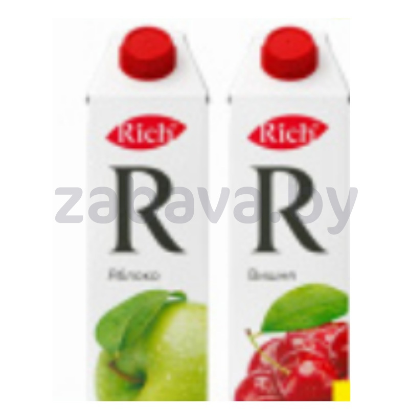 Сок или нектар Rich, вишня/яблоко, 1 л