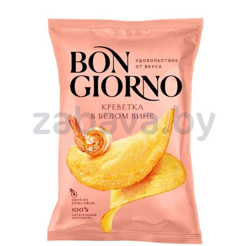 Чипсы Bon Giorno, 80 г, в ассорт.