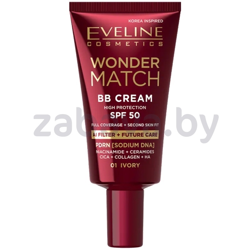 BB-крем для лица Eveline Cosmetics, Wonder Match, SPF 50