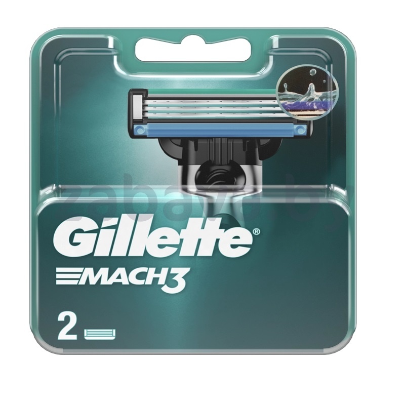 Сменные кассеты Gillette Mach3, 2 шт.