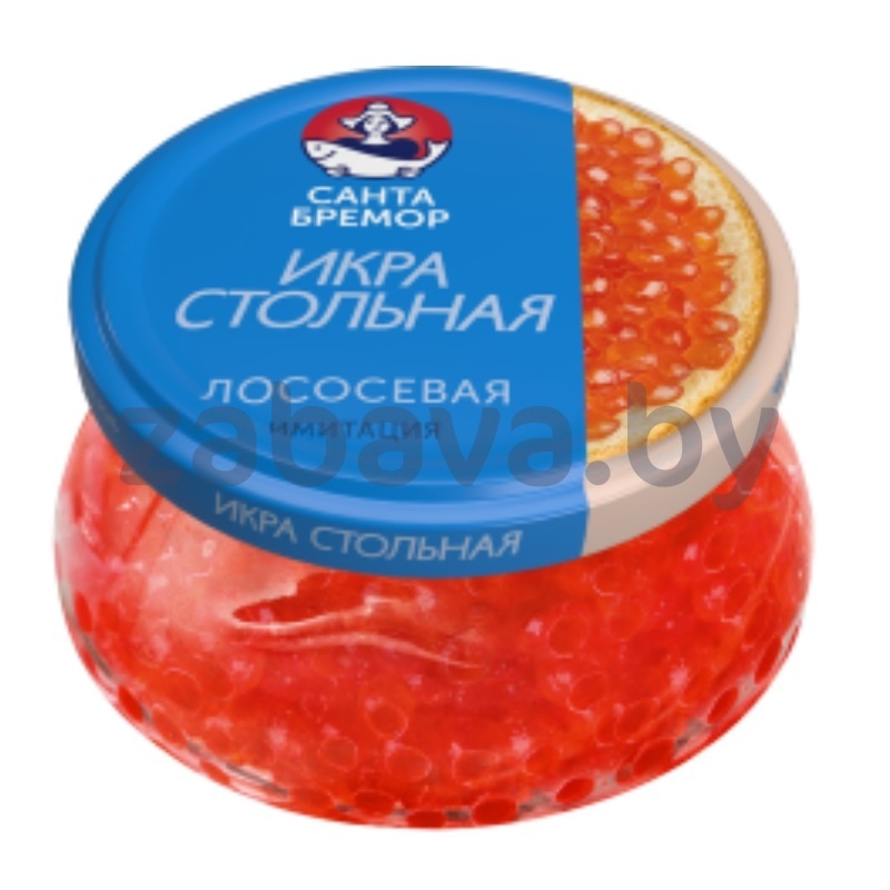 Икра имитированная «Санта Бремор», лососевая, столовая, РБ, 230 г