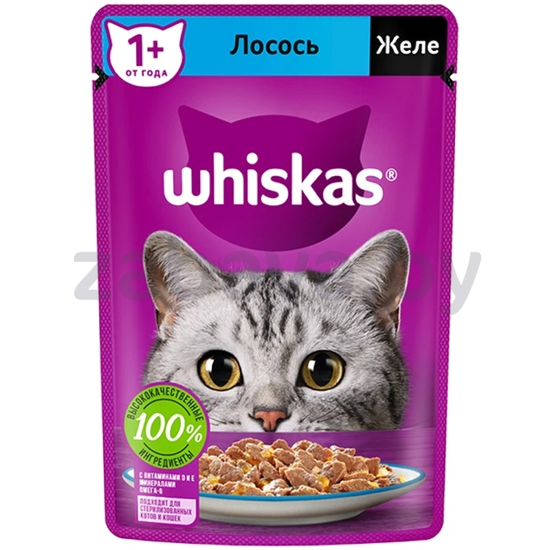Корм для кошек Whiskas, 75 г, в ассорт.