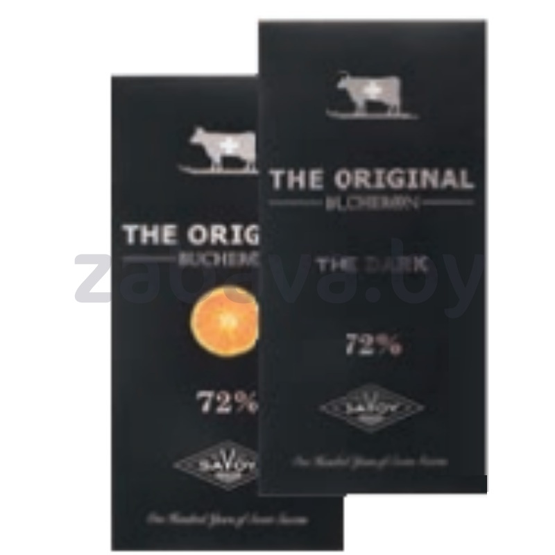Шоколад Bucheron Original, горький или с кусочк. апельс., 72%, 90 г