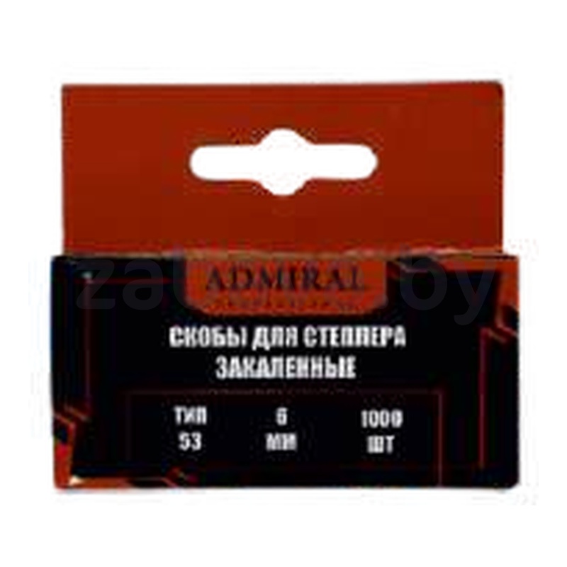Закалённые скобы Admiral для степлера, тип 53, 1000 шт.