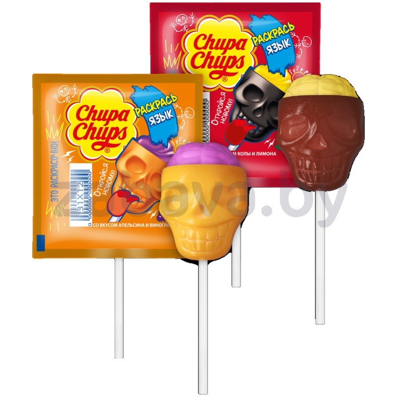 Карамель Chupa Chups, «Раскрась язык», 15 г