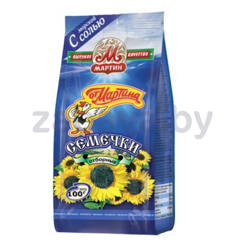 Семечки «От Мартина» отборные, с морской солью, 100 г