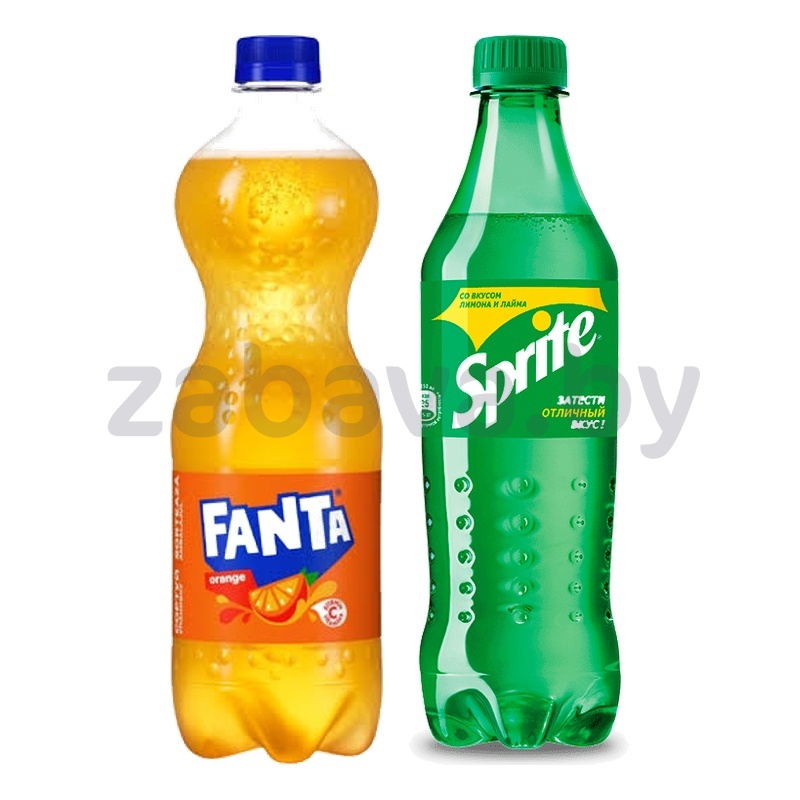 Напиток Sprite или Fanta апельсин, 0,5 л
