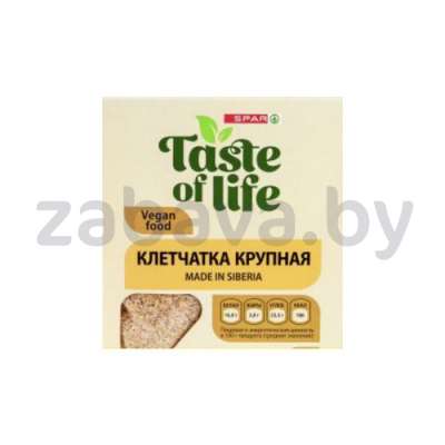 Клетчатка пшеничная Spar Taste of Life, крупная, 150 г