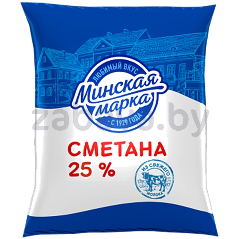 Сметана «Минская марка», 25%, 400 г