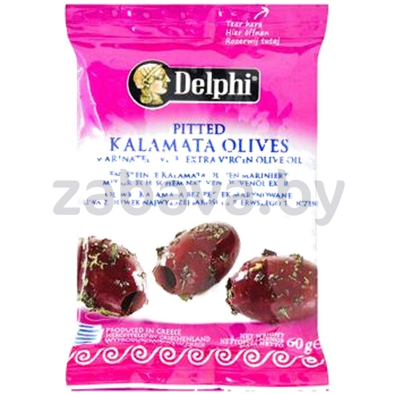 Оливки Delphi, без косточки, Греция, 60 г