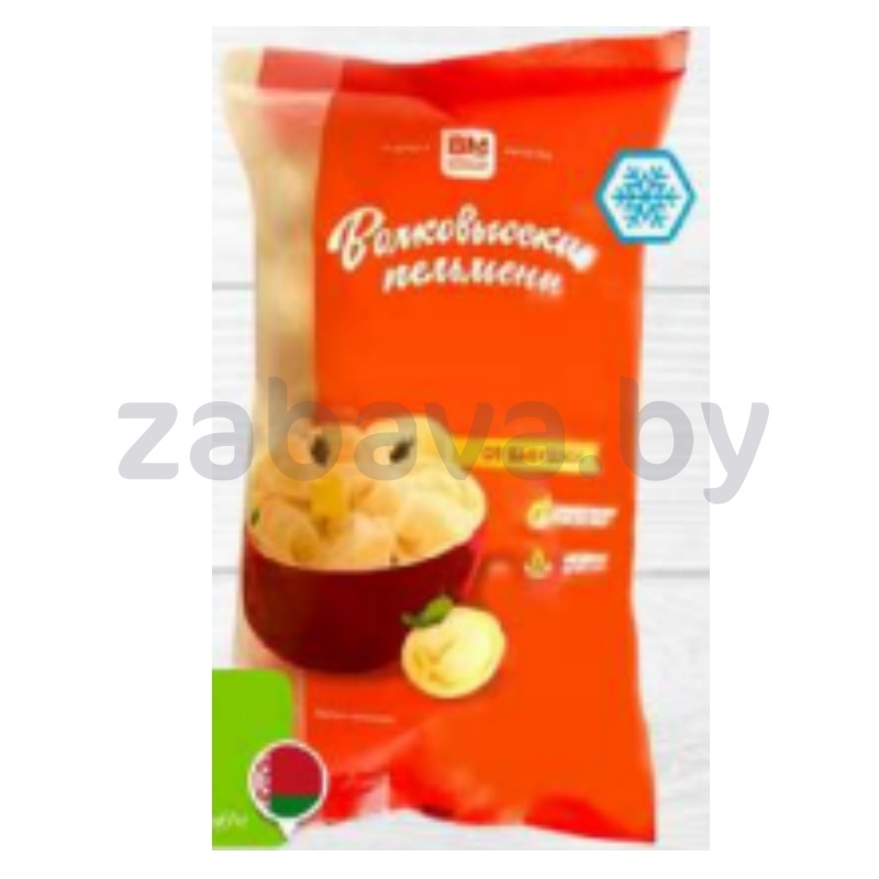 Пельмени «От бабушки», зам., «Волковысский» МК, 430 г