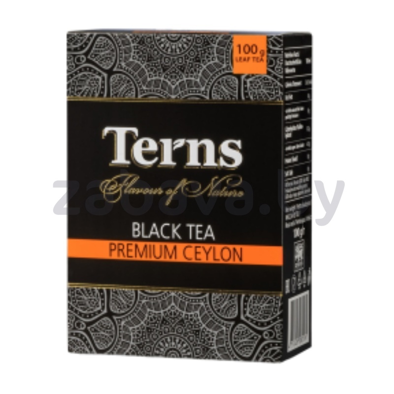Чай Terns листов., 100 г, черн. Premium Ceylon