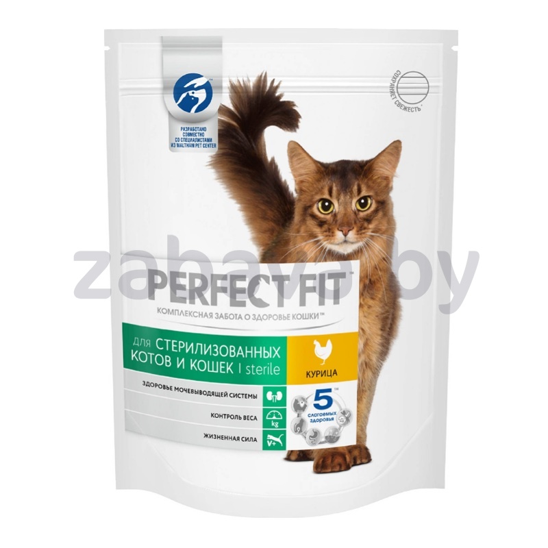 Корм для кошек Perfect Fit, с курицей, 190 г