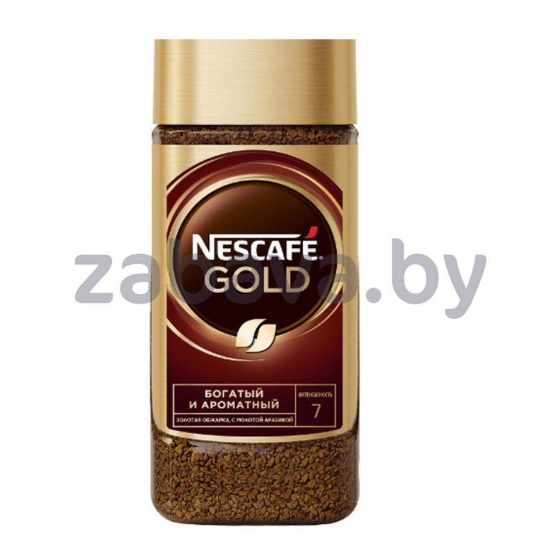 Кофе Nescafe Gold, растворимый с молотой арабикой, 190 г