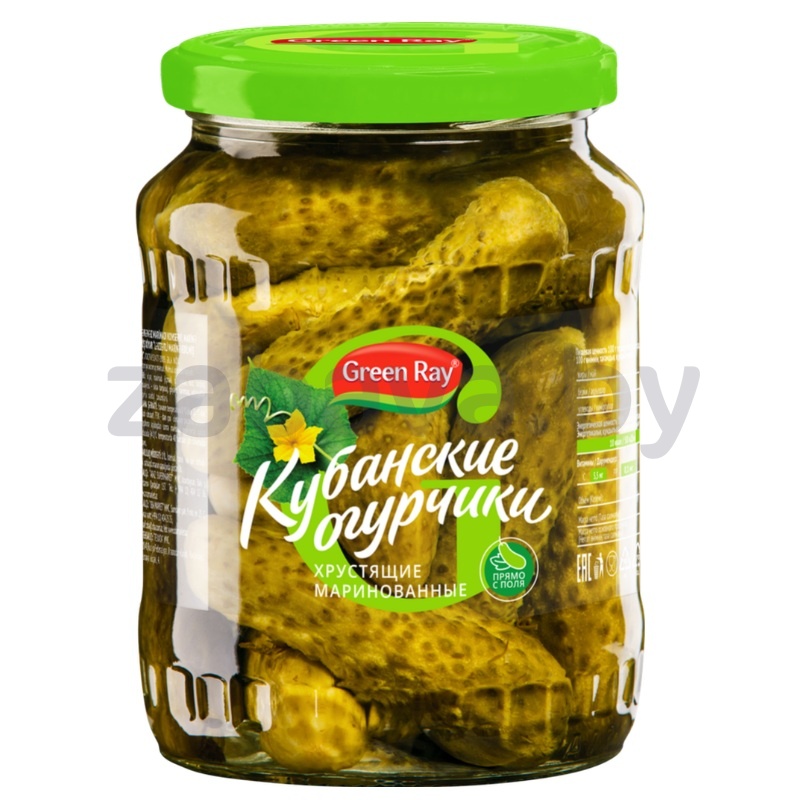 Огурцы Green Ray маринов., 720 мл