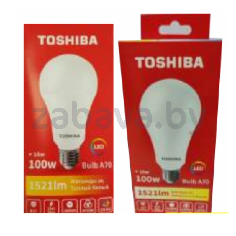 Лампа светодиодная Toshiba Bulb, E27, 3000/4000K, 15W