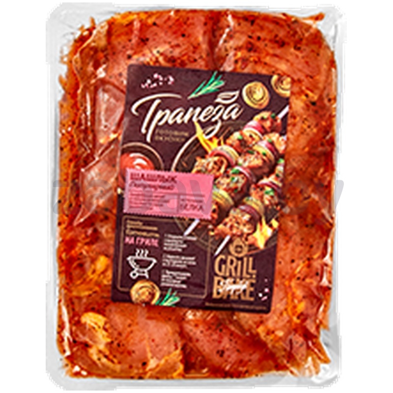 Шашлык из свинины «Трапеза», популярный, п/ф, 1 кг