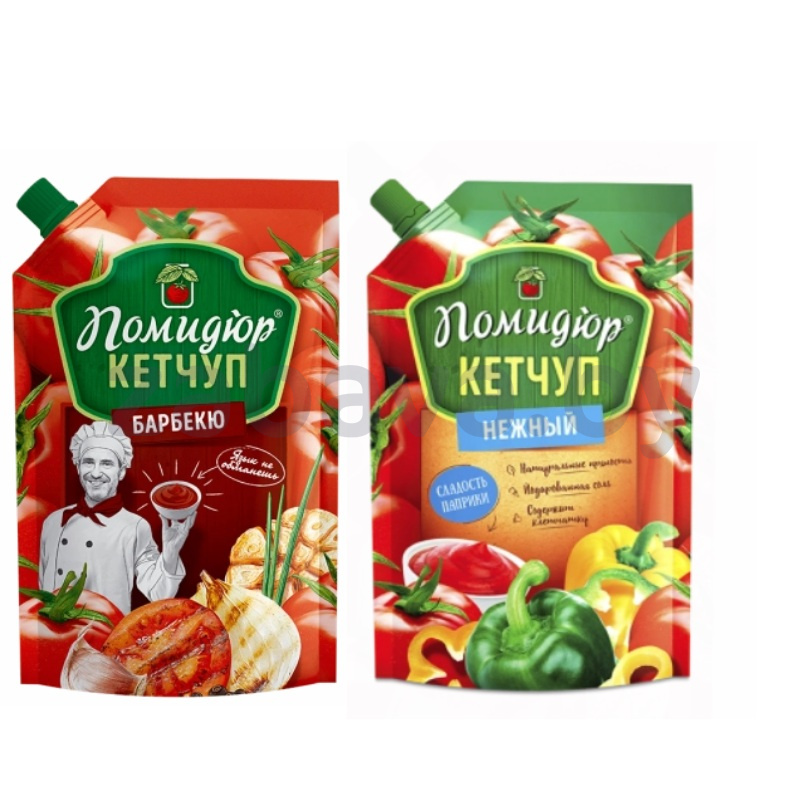 Кетчуп «Помидюр», барбекю/нежный, 270 г