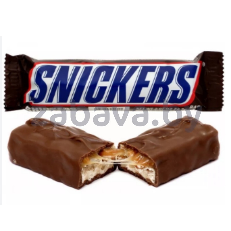 Батончик шоколадный Snickers, 50,5 г