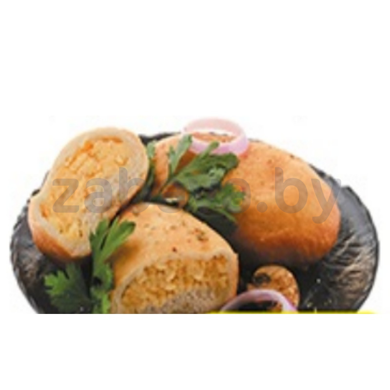 Пирожки жареные, с картофелем, грибами и луком, 1 кг