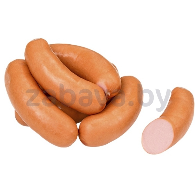 Сардельки «С телятиной», в/с, вар., «Волковысский» МК, 1 кг