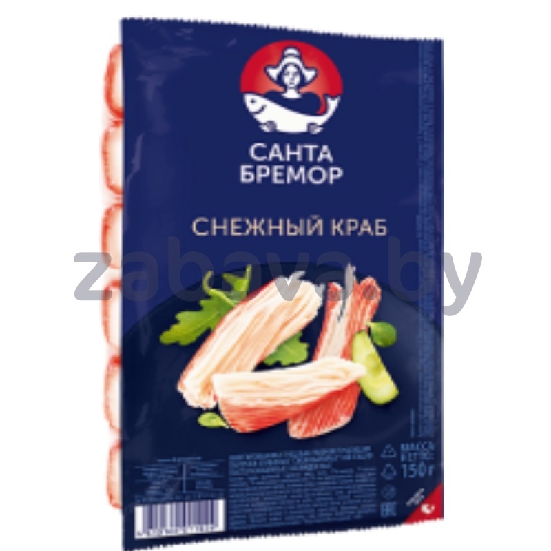 Крабовые палочки «Снежный краб» «Санта Бремор», охл., 150 г