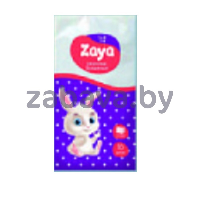 Платочки бумажные Zaya, 3 сл., 10 шт.