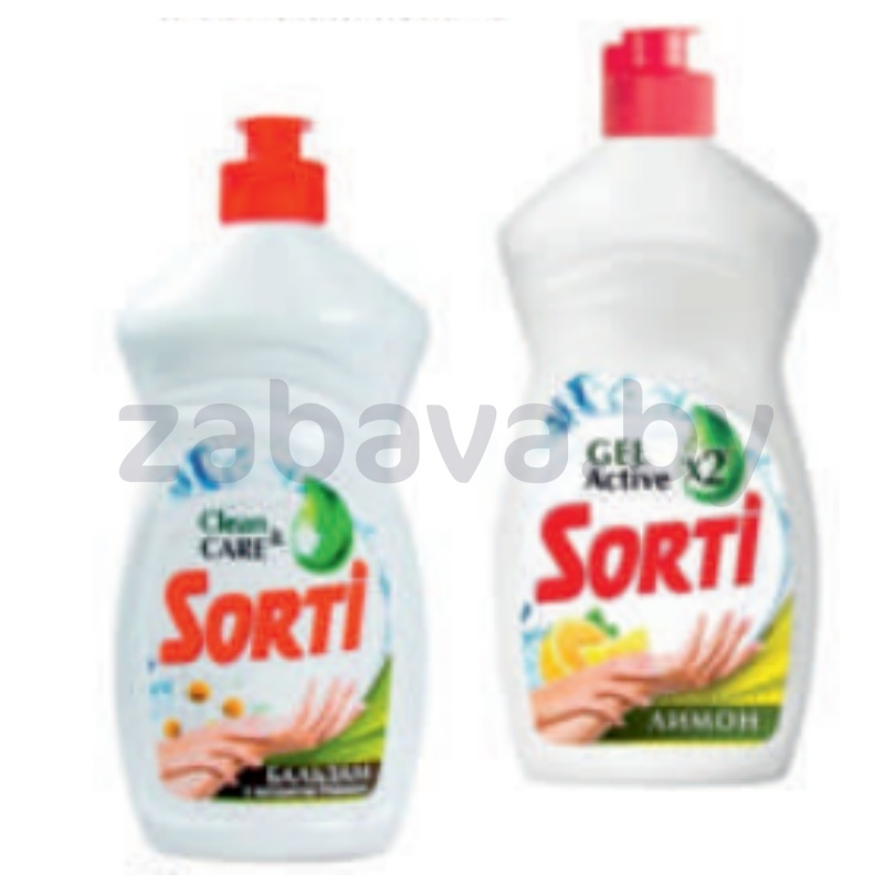 Средство для мытья посуды Sorti, ромашка/лимон, 450 г