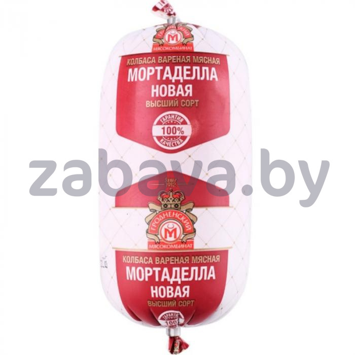 Колбаса «Мортаделла новая», вар., в/с, «Гродненский» МК, 580 г