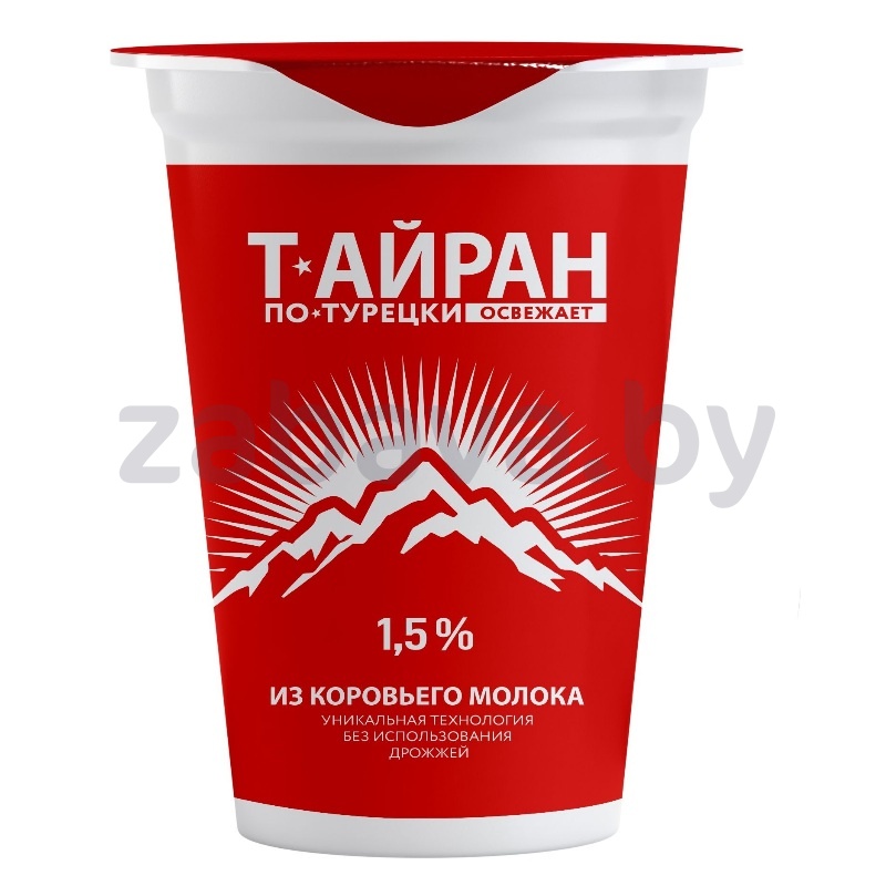Напиток к/м «Тайран по-турецки» с солью, 1,5%, 220 г