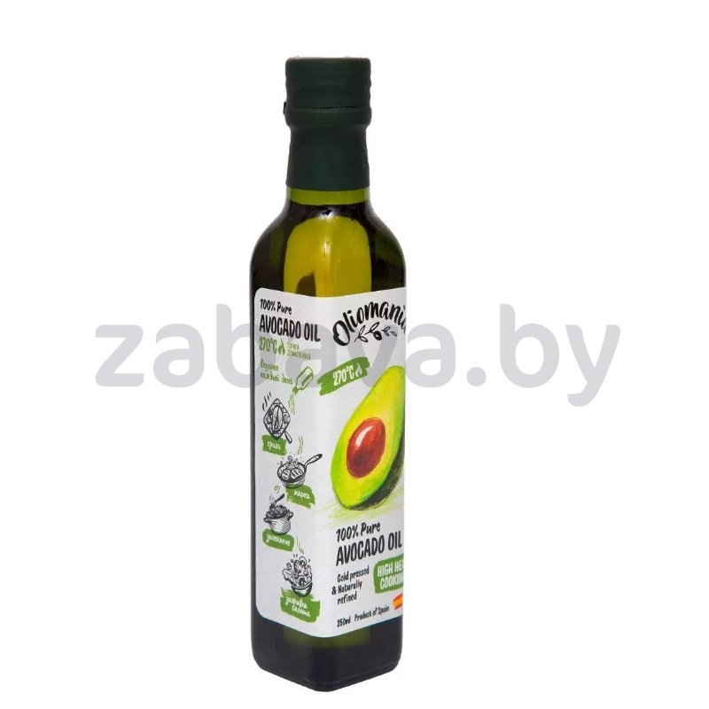 Масло авокадо раф. Oliomania, 250 мл