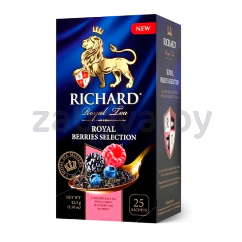 Чай Richard Royal Berries Selection, черн., 25 пак.