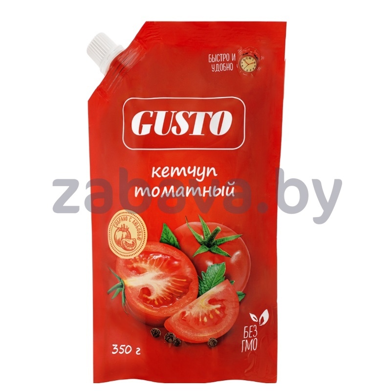 Кетчуп Gusto томатный, 350 г