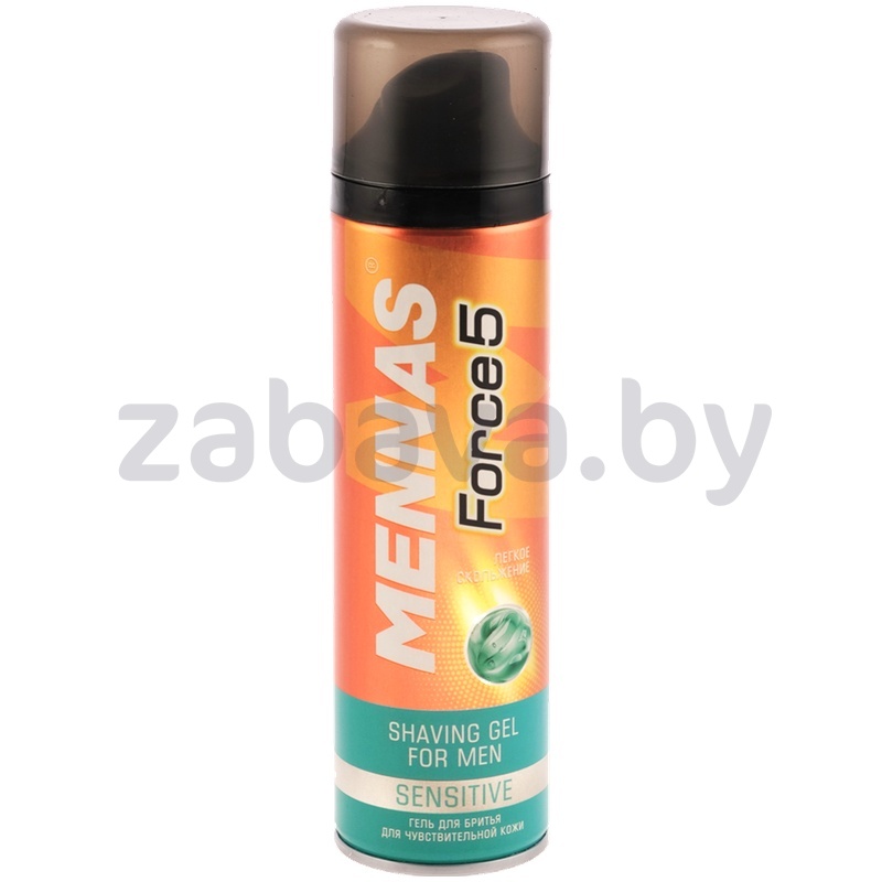 Гель для бритья Mennas Force 5, Sensitive, 200 мл