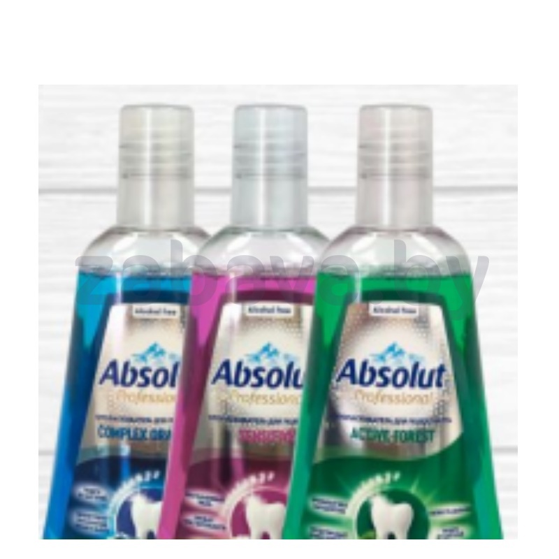 Ополаскиватель для полости рта Absolut, 0,5 л, в ассорт.