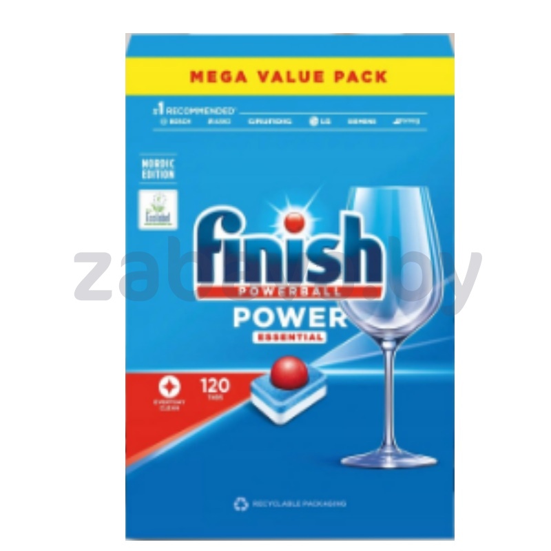 Таблекти д/ПММ Finish Power Essential, 120 шт.