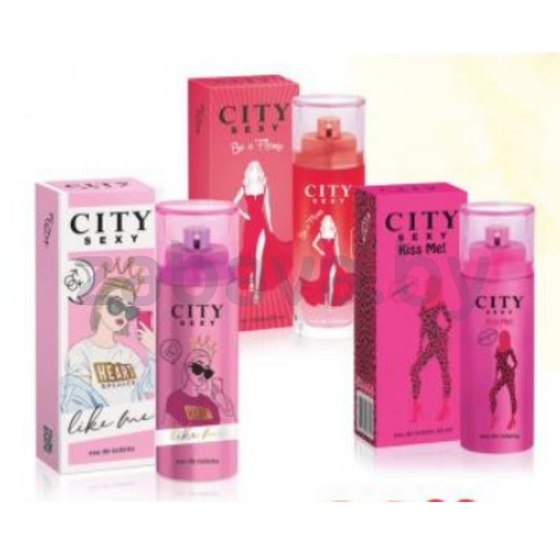 Туалетная вода для женщин City Sexy, 60 мл, в ассорт.