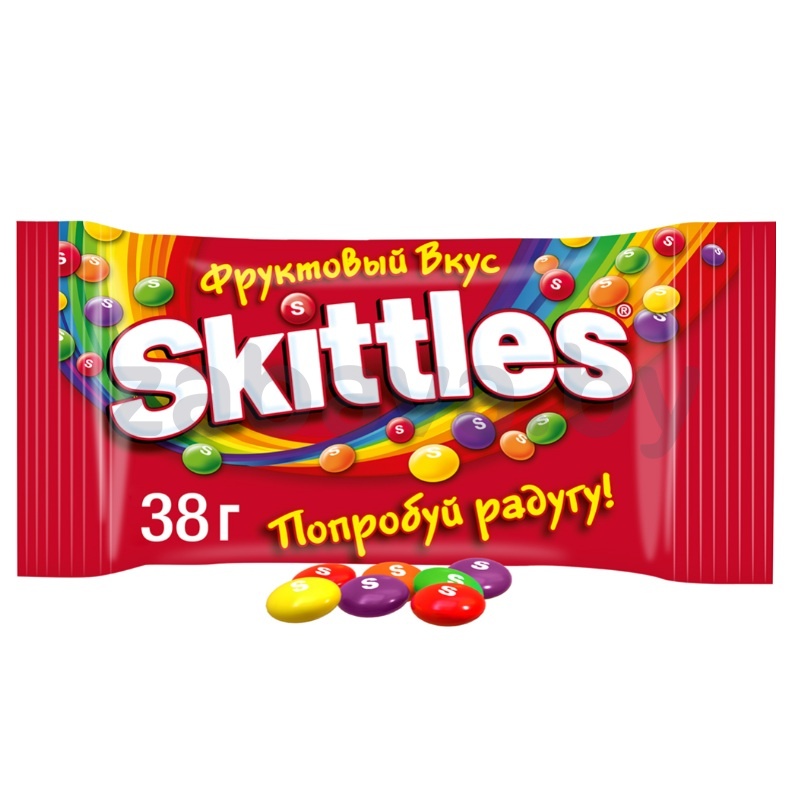 Драже Skittles, фрукты, 38 г