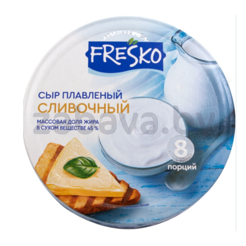 Сыр Fresko, плавленый, сливочный, 45%, 130 г