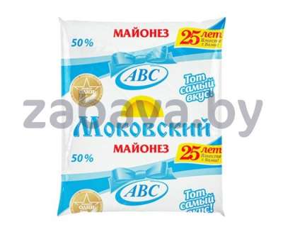 Майонез ABC «Московский», 50%, 360 г