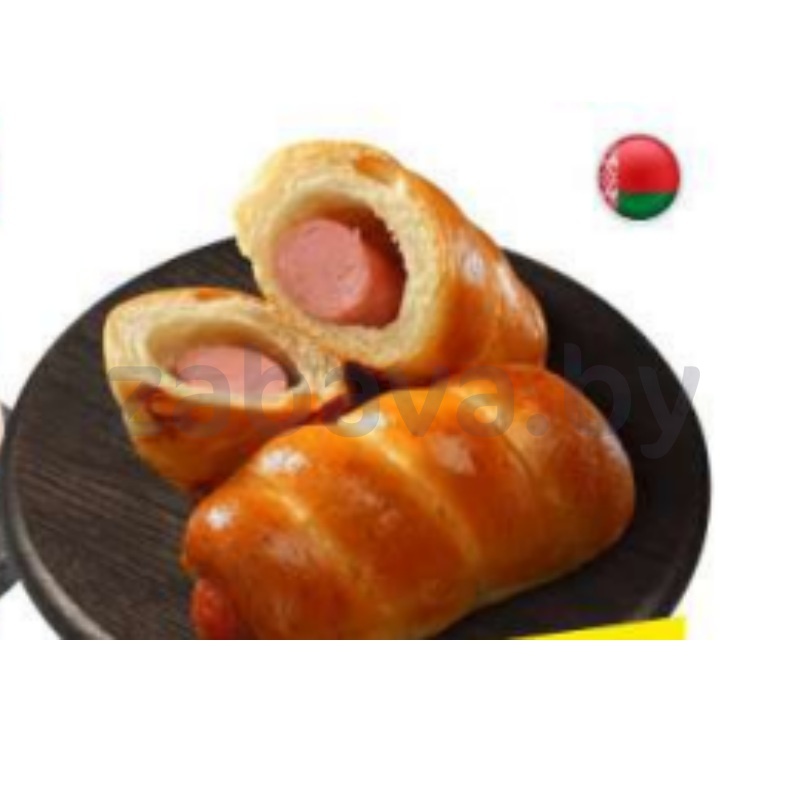 Сосиска запеченная в тесте «Готовим с любовью!», 1 кг