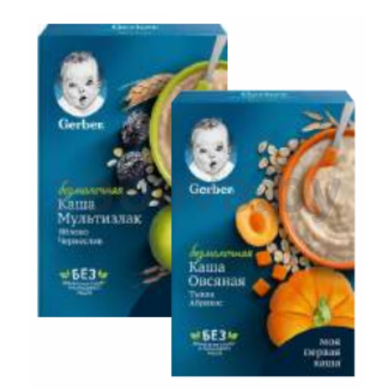 Каша безмолочная Gerber, 180 г, в ассорт.